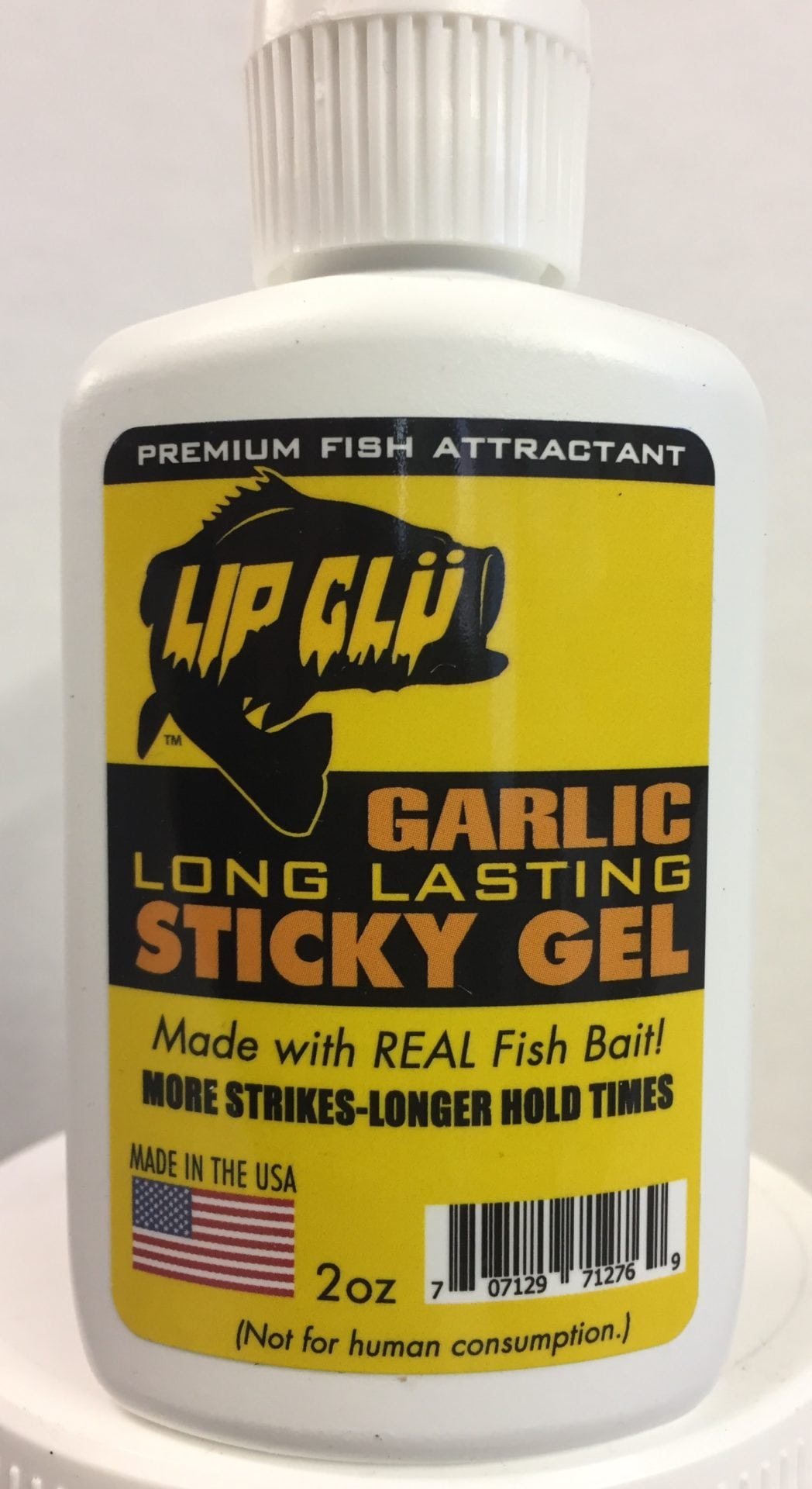 A bottle of garlic long lasting sticky gel