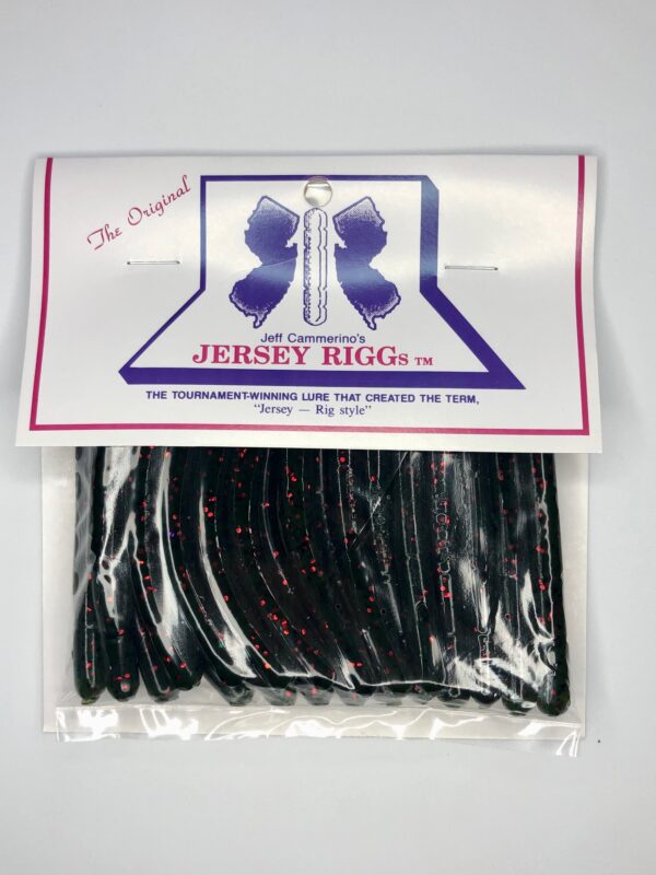 A package of black hair ties.